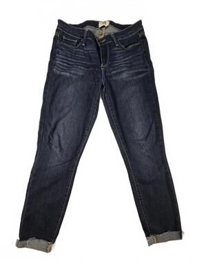 PAIGE Verdugo Ankle Skinny Jeans (DIY Raw Hem) Y2K Designer